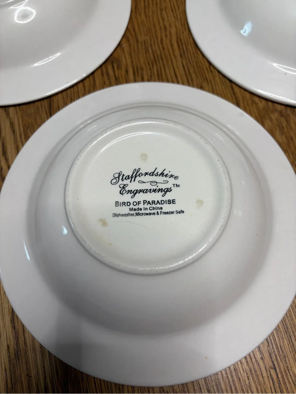 Stafford set bowls